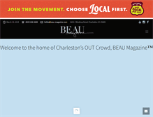 Tablet Screenshot of beau-magazine.com